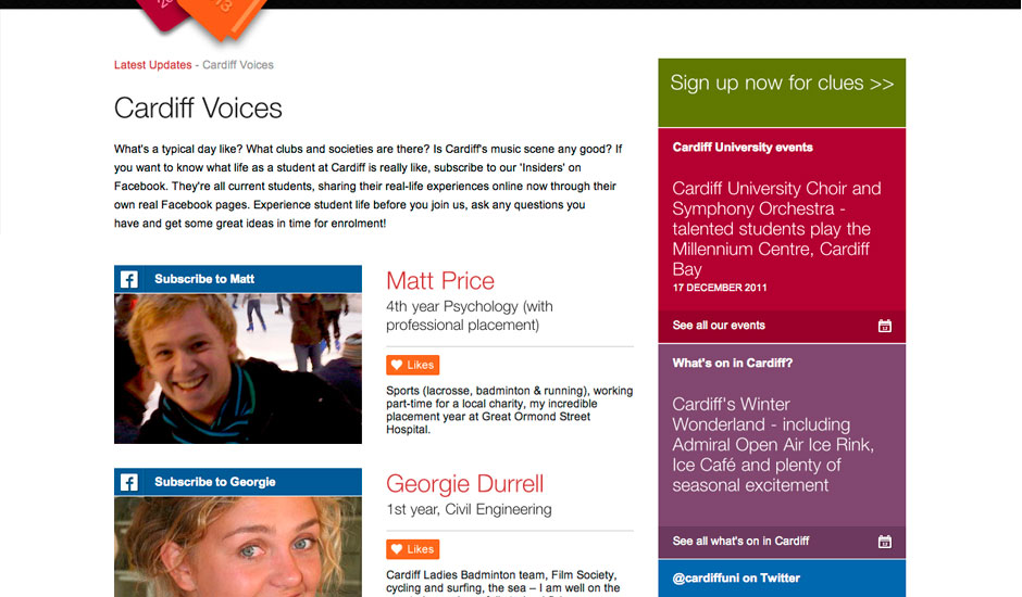 THRIVE Cardiff University Voices
