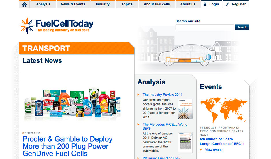 Fuel Cell Today Topic Page