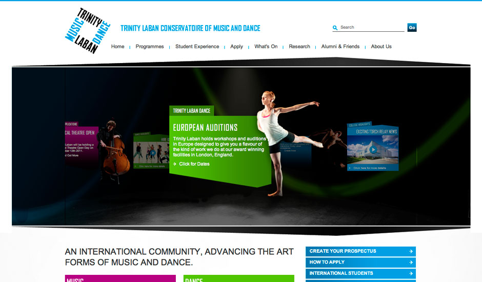 Trinity Laban Homepage